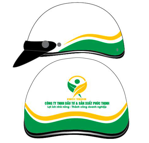 MŨ BẢO HIỂM IN LOGO LÀM QUÀ TẶNG SỰ KIỆN MÃ M1833